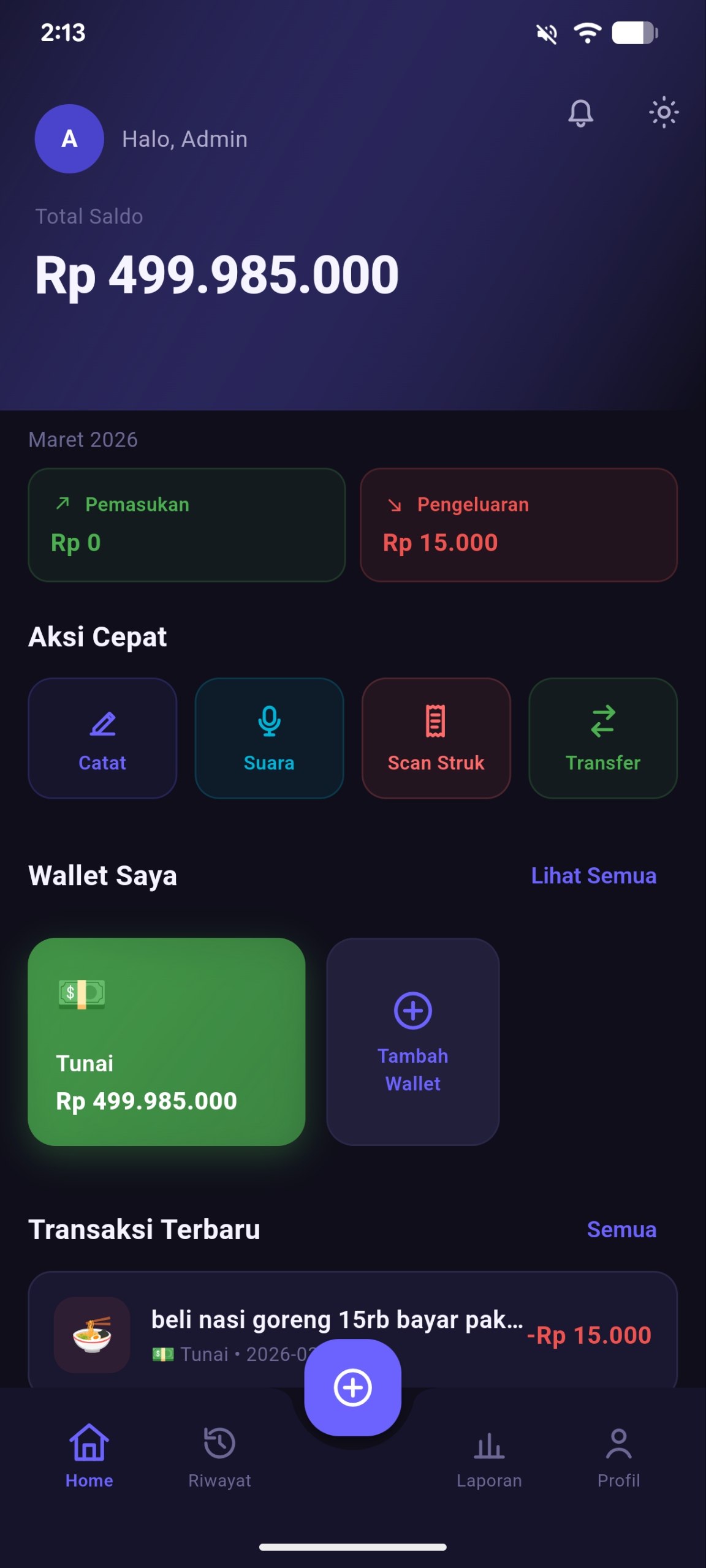 Mockup aplikasi Kasvorya